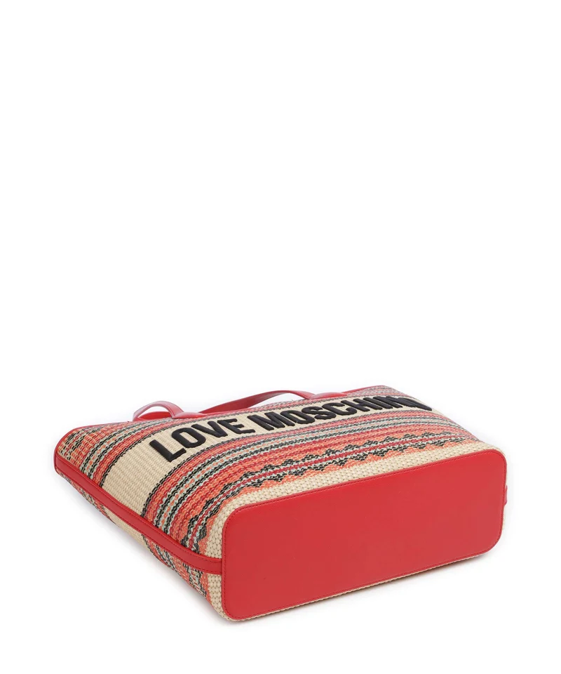 Love Moschino Sunset Stripes Cabas multicolour/red