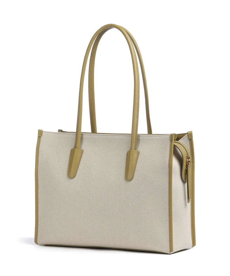 Coccinelle Myrtha Canvas Cabas natural/seagrass