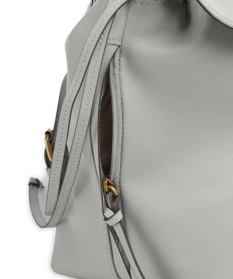Pinko Saddle Sac à main porté dos grigio perla/antique gold