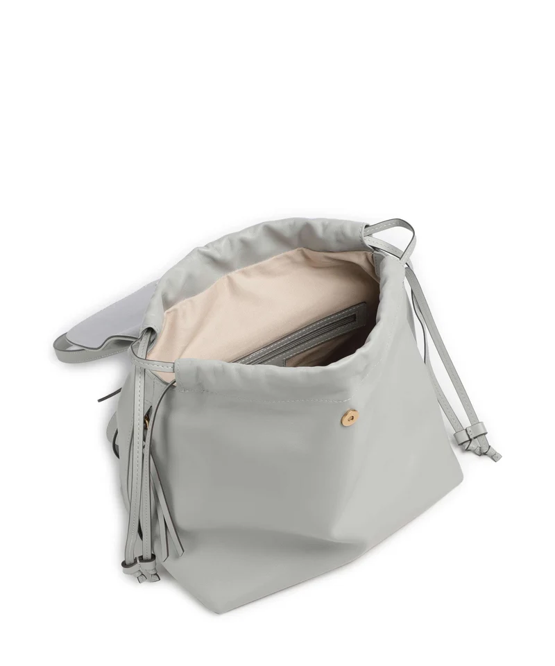 Pinko Saddle Sac à main porté dos grigio perla/antique gold
