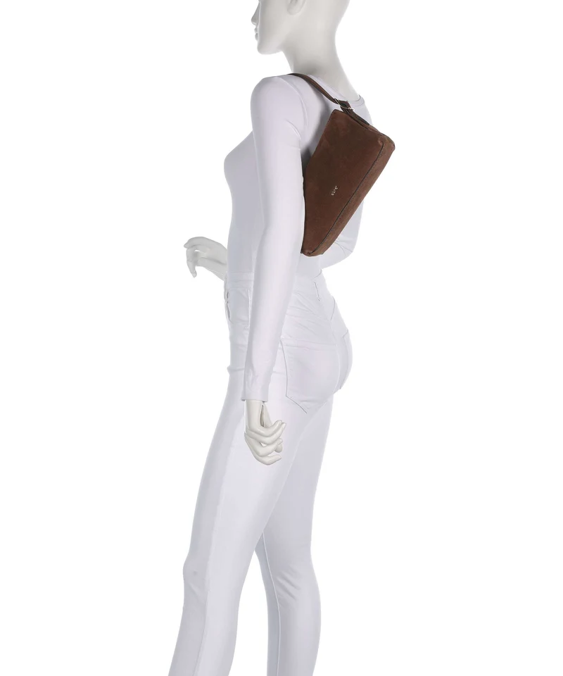 Abro Suede Carina Sac porté épaule wood