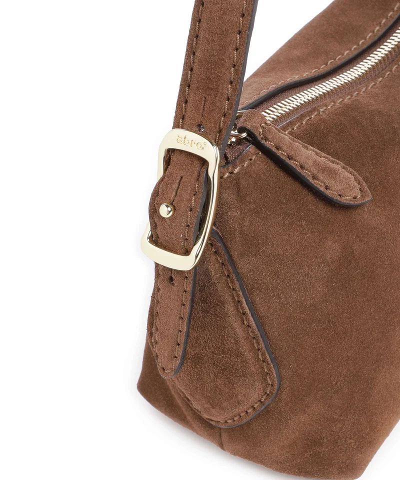 Abro Suede Carina Sac porté épaule wood