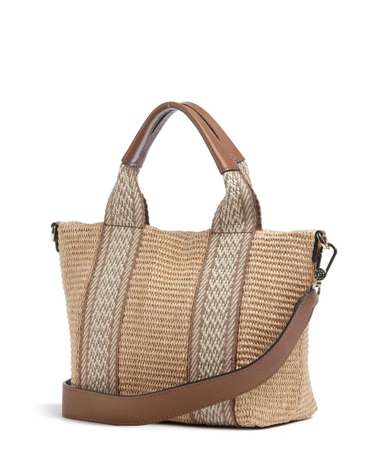Abro Raffia Kaia Sac à main natural