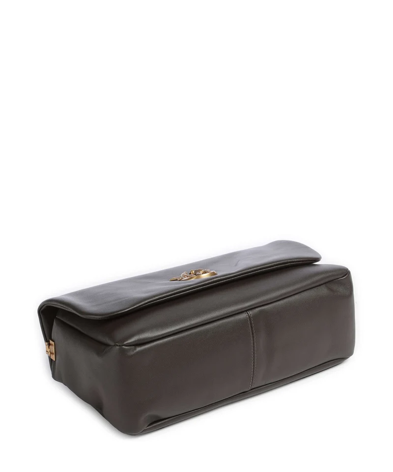 Pinko Click Soft Horizontal Sac porté épaule verde fango/antique gold