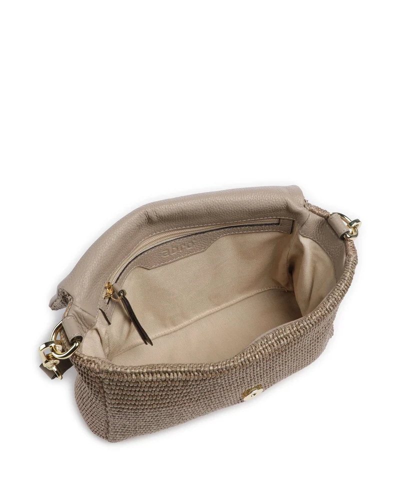 Abro Raffia Classica Temi Sac porté épaule siena