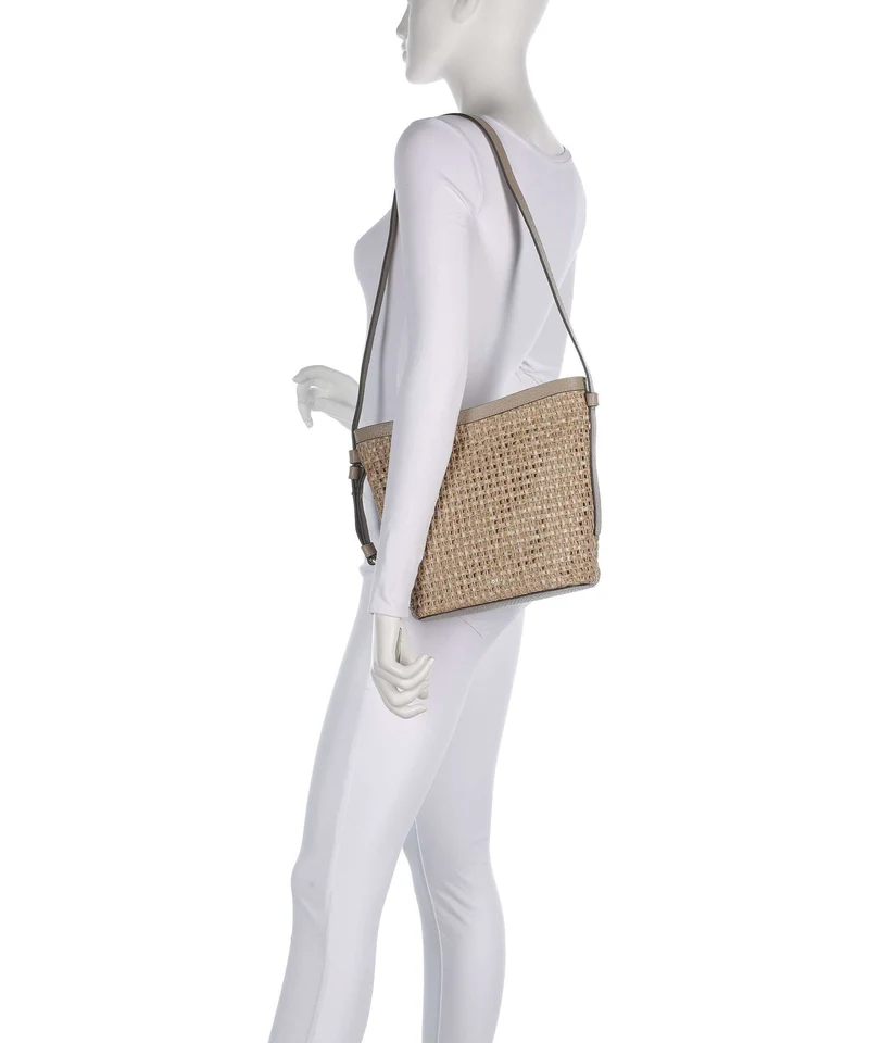 Abro Raffia Cordino Cosmo Sac bandoulière siena