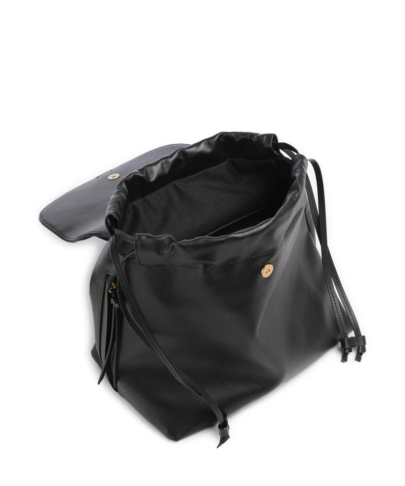 Pinko Saddle Sac à main porté dos nero/antique gold
