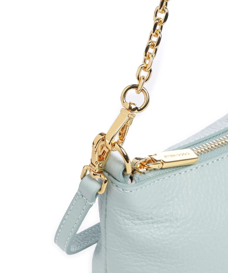 Coccinelle Aura Sac porté épaule aquamarine