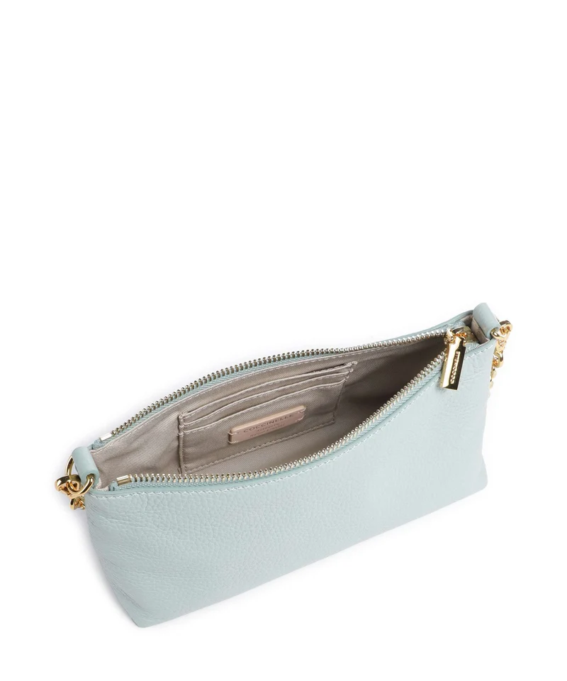 Coccinelle Aura Sac porté épaule aquamarine