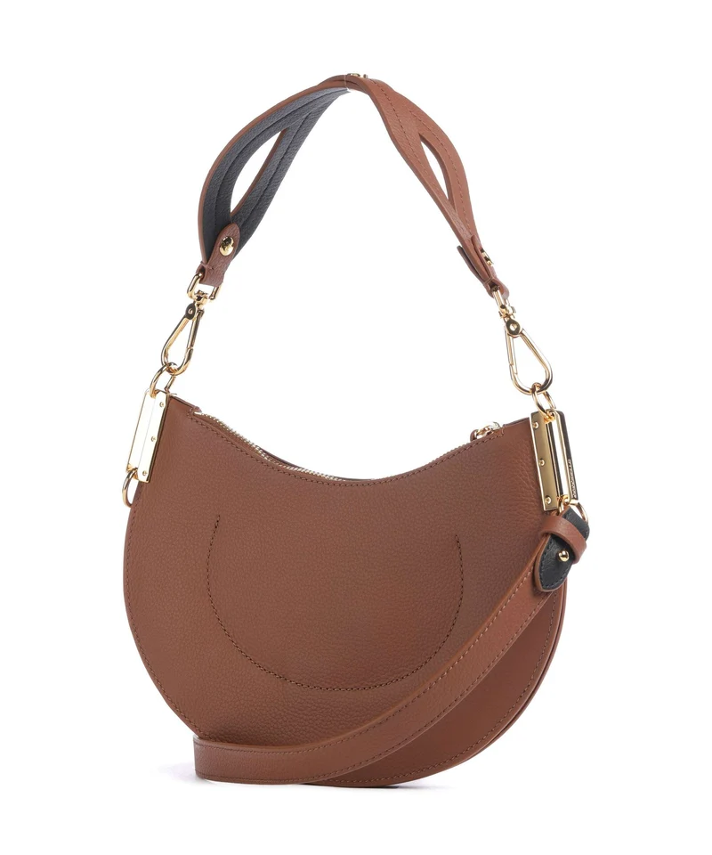 Coccinelle Sunup Sac porté épaule cognac/noir