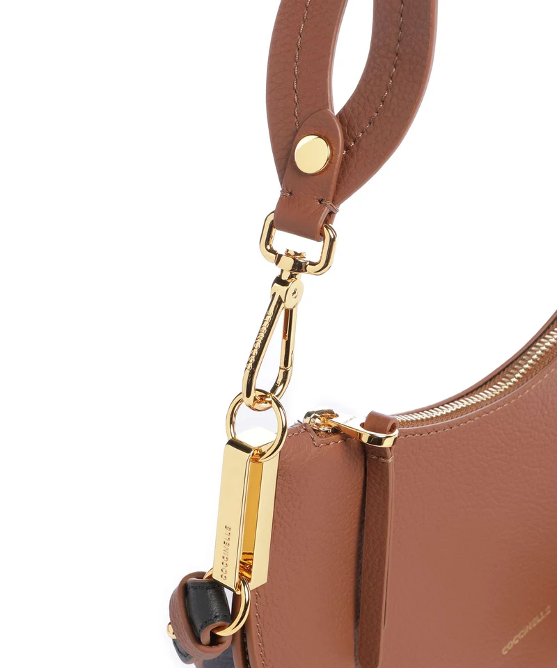 Coccinelle Sunup Sac porté épaule cognac/noir
