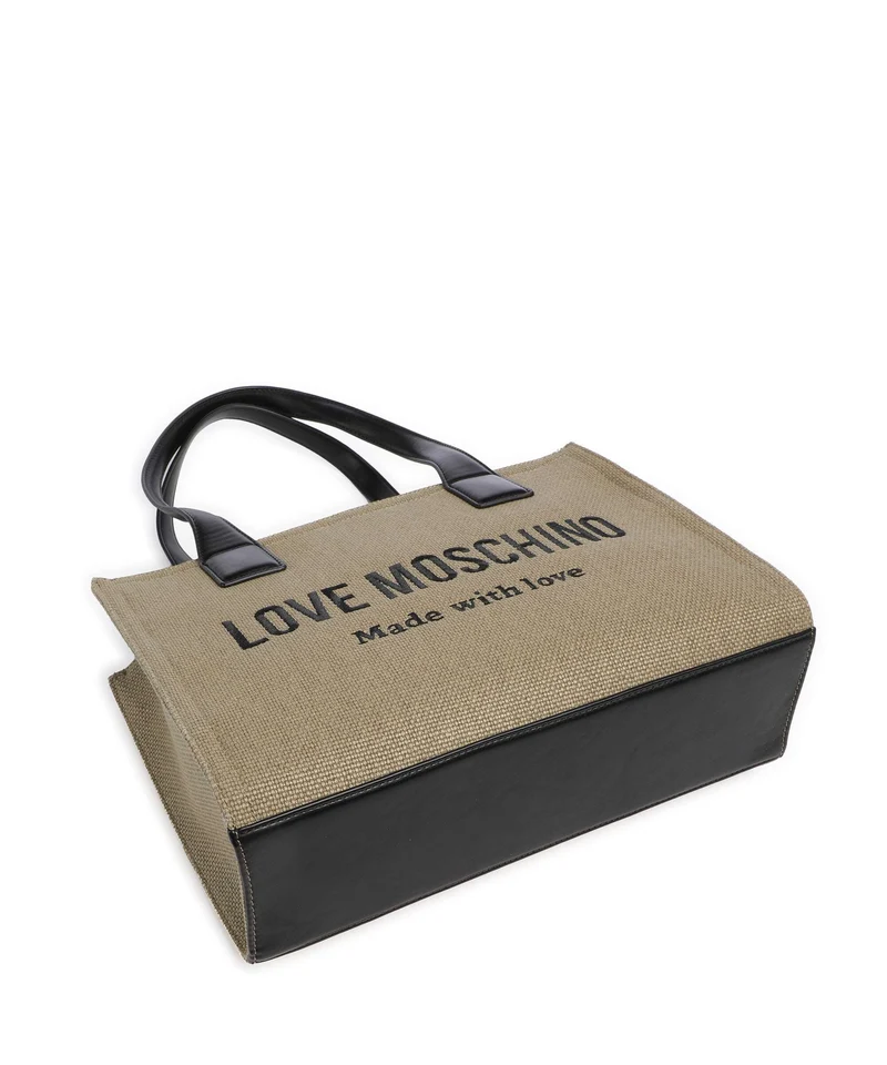 Love Moschino Cargo Canvas Cabas black/gold