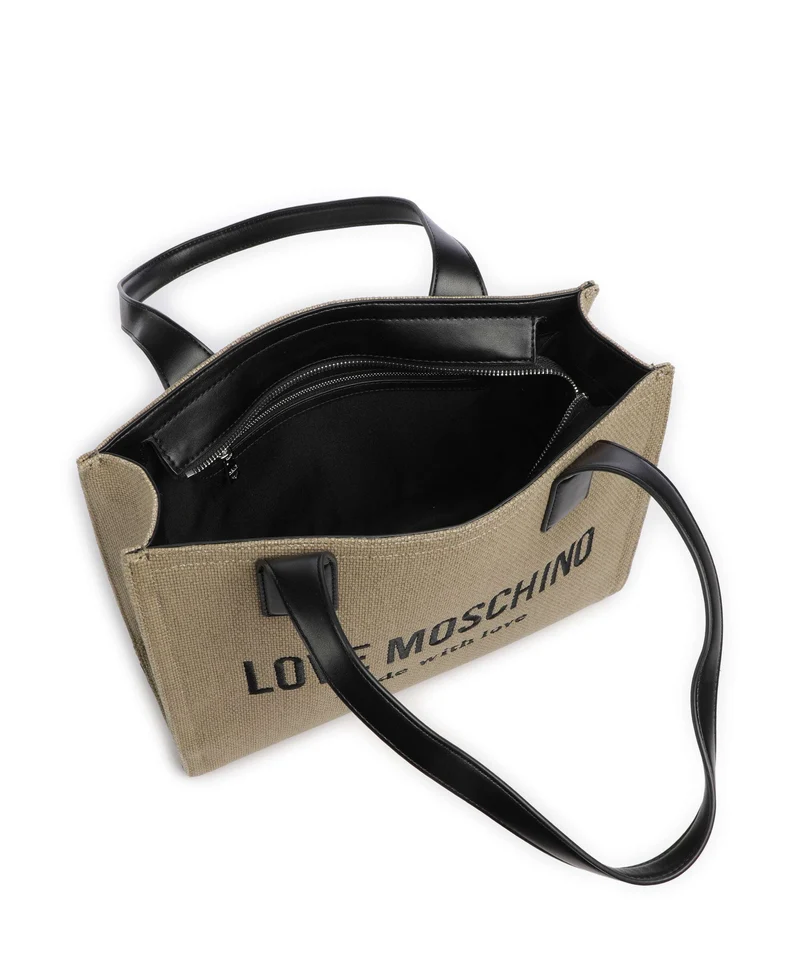 Love Moschino Cargo Canvas Cabas black/gold