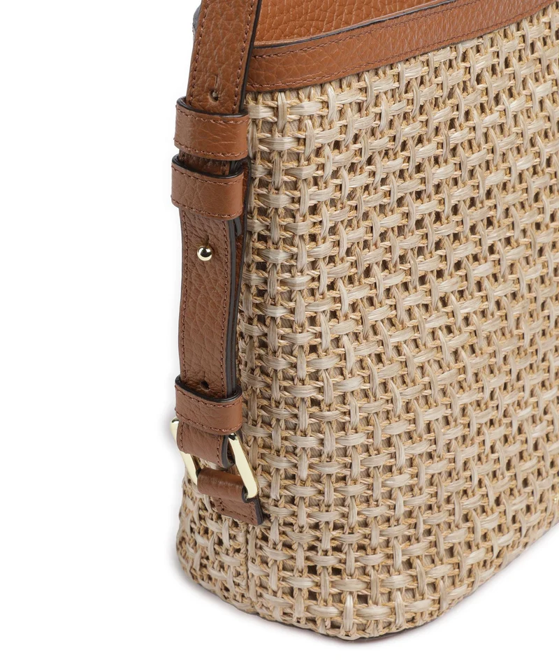 Abro Raffia Cordino Cosmo Sac bandoulière caramel/cognac