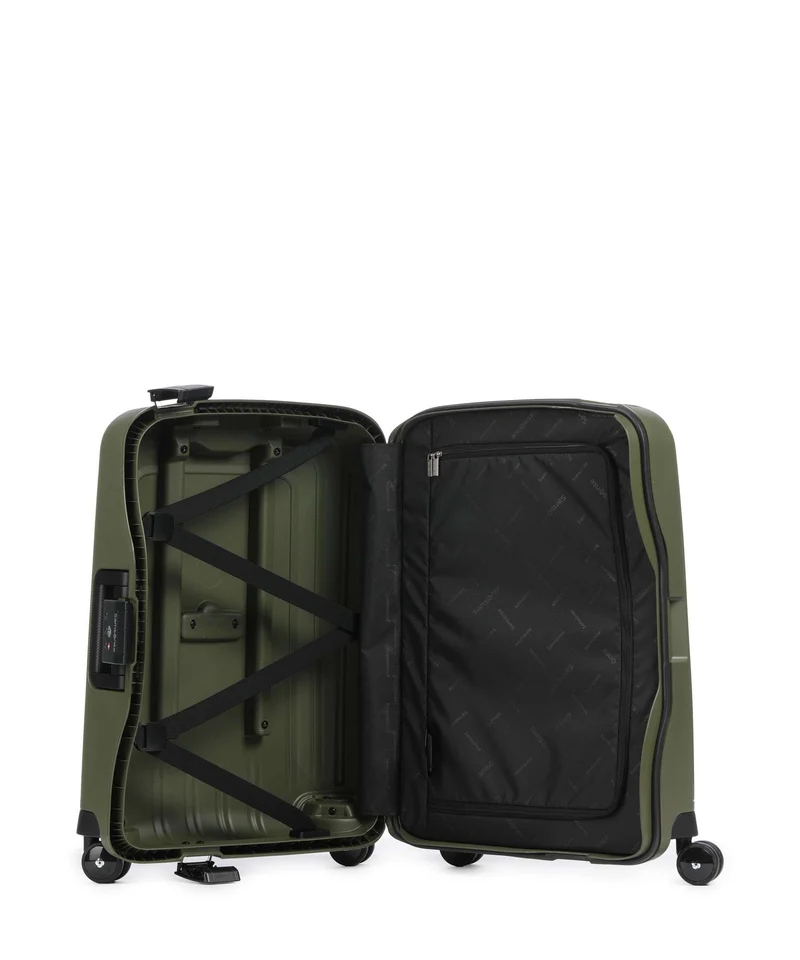 Samsonite S'Cure Valise 4 roues olive