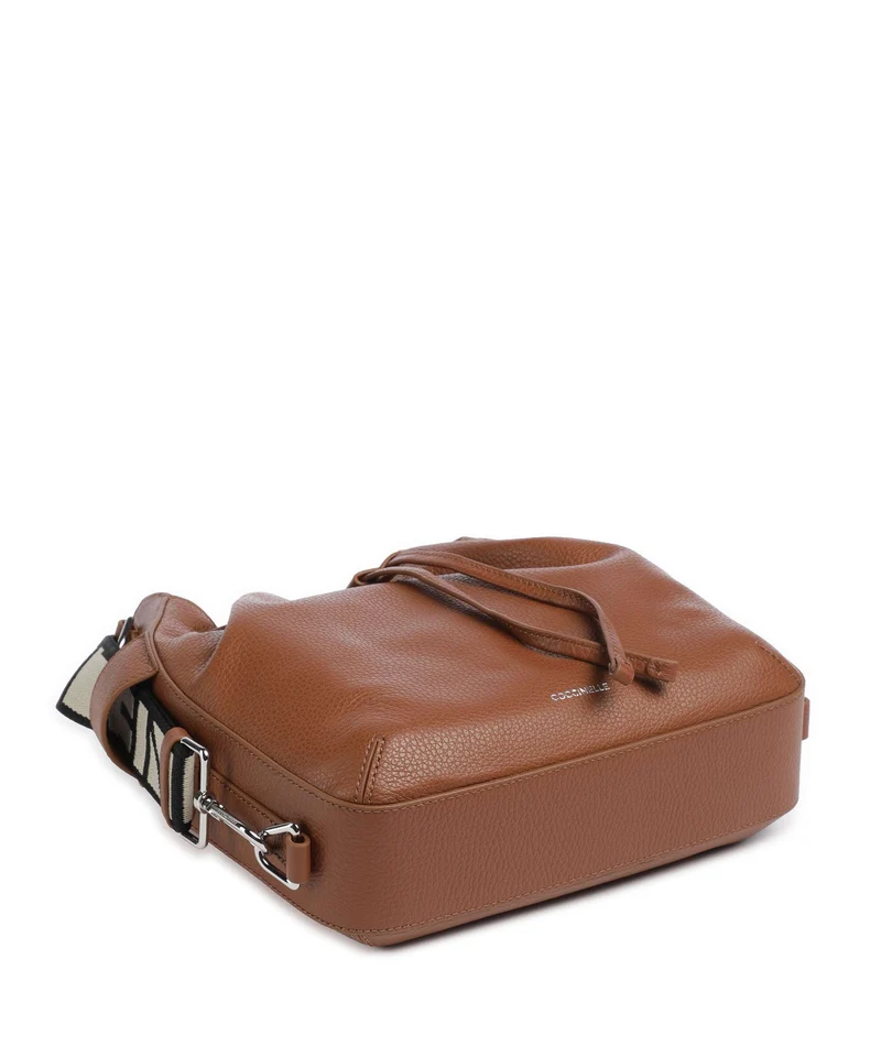 Coccinelle Gretel Ribbon Sac seau cognac