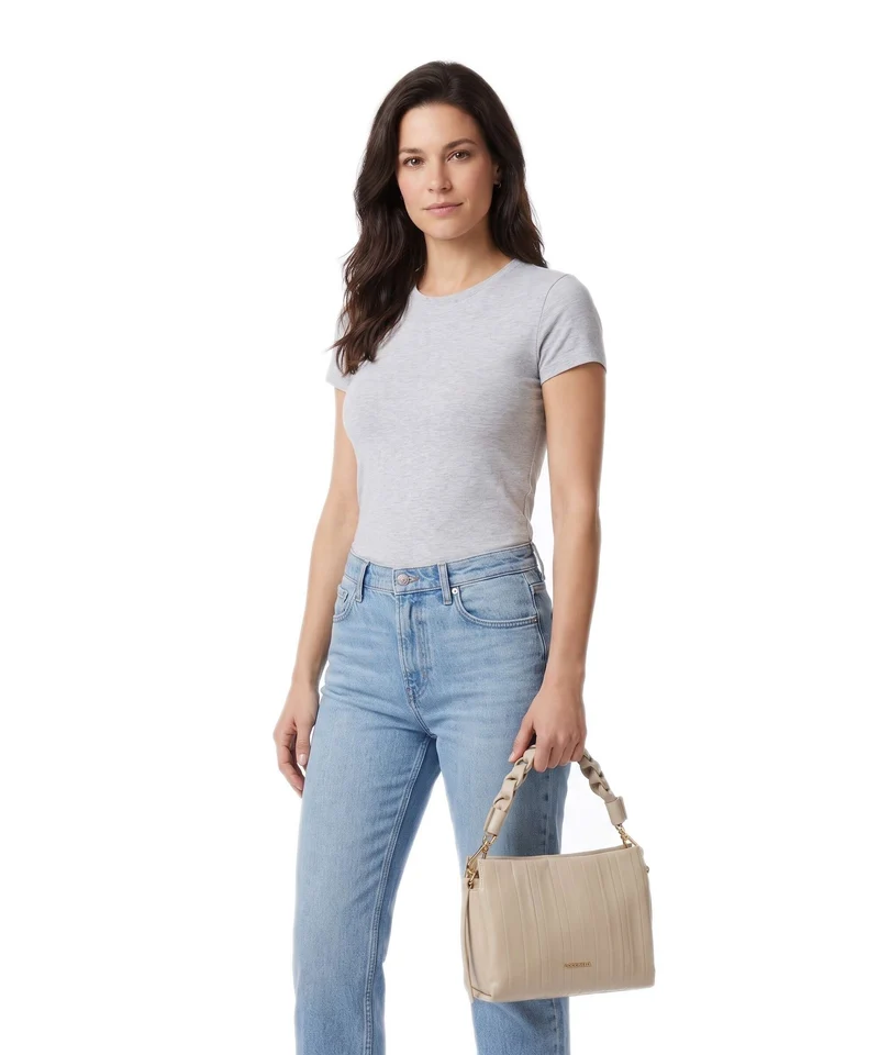 Coccinelle Boheme Plisse Sac à main sandshell