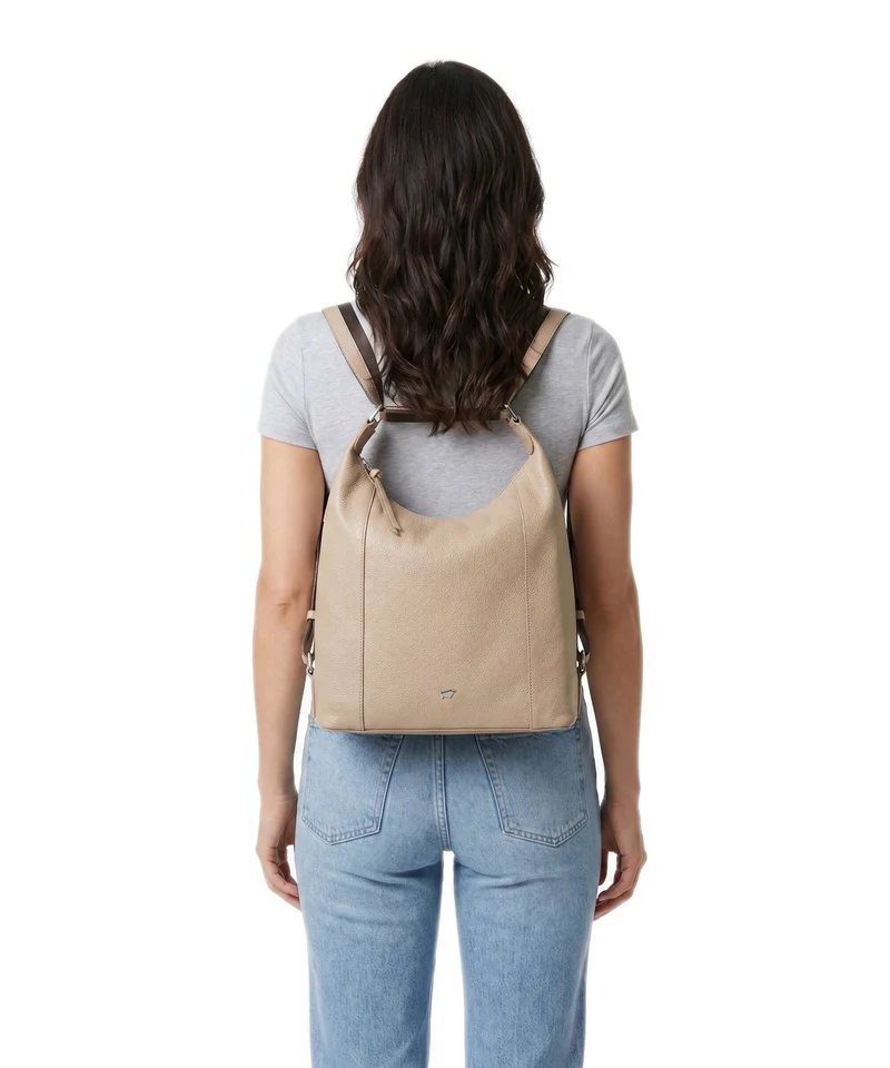Braun Büffel Hanna Sac à main porté dos creme