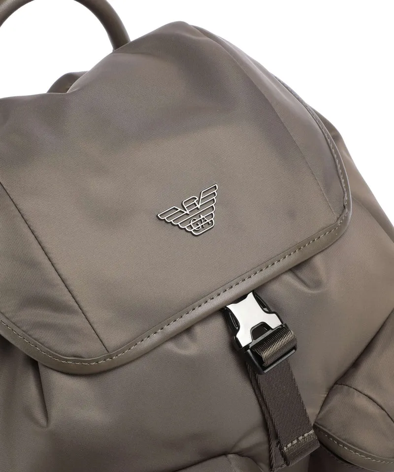 Emporio Armani Recycled Nylon Sac à dos major brown
