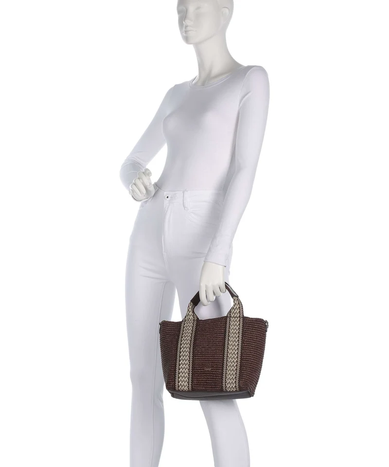 Abro Raffia Kaia Sac à main wood