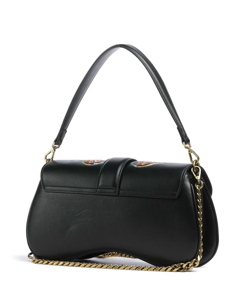 Just Cavalli Iconic Snakes Sac porté épaule black