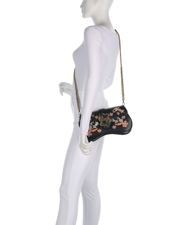 Just Cavalli Iconic Snakes Sac porté épaule black