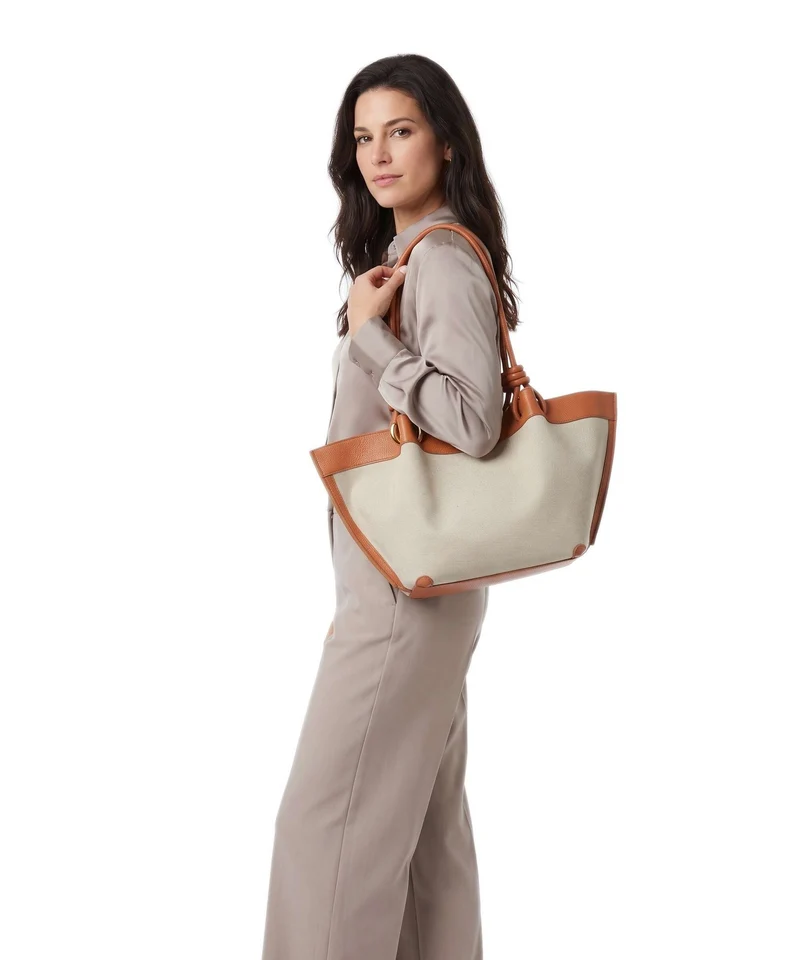 Coccinelle Finn Canvas Sac fourre-tout natural/crab