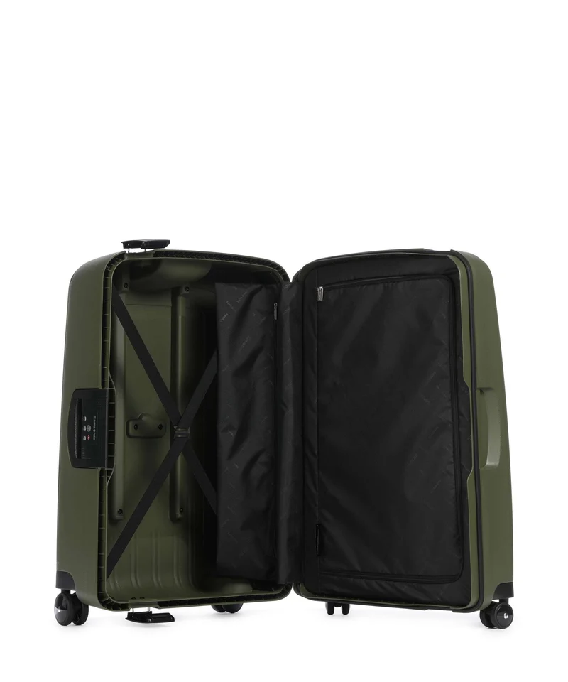 Samsonite S'Cure Valise 4 roues olive