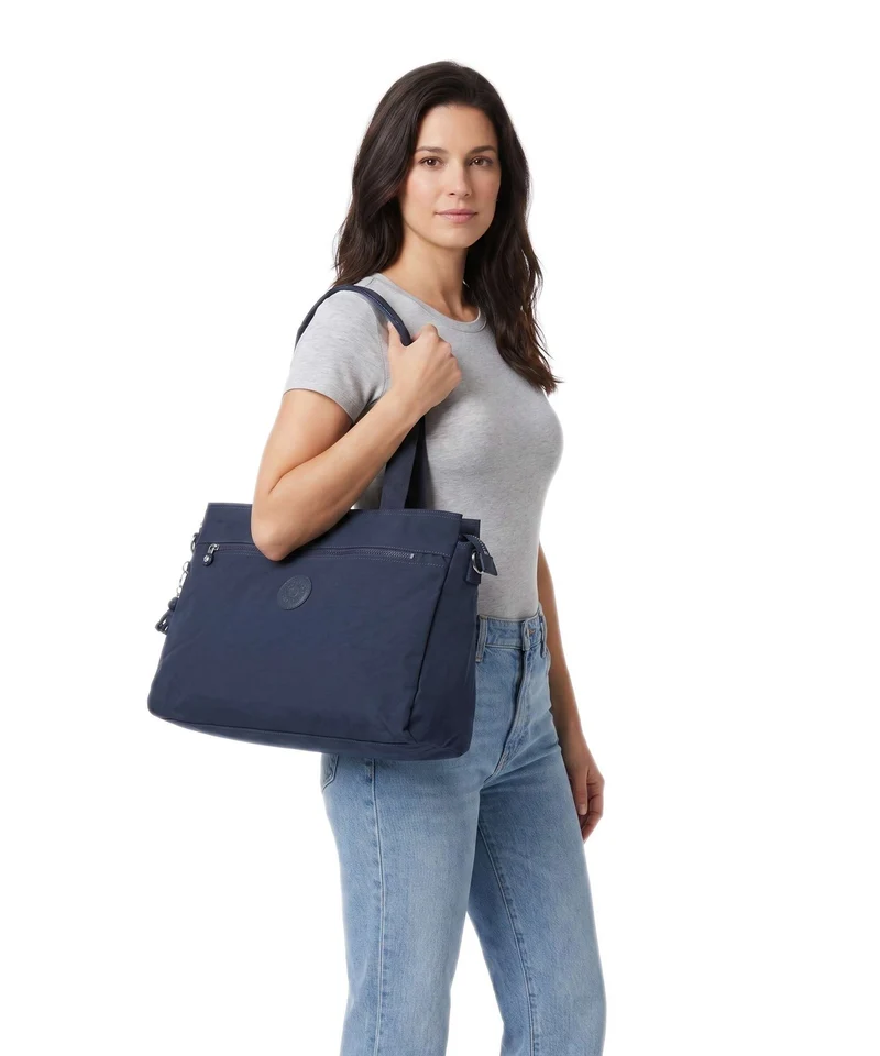 Kipling Elevated Elysia Work Cabas infinite blue