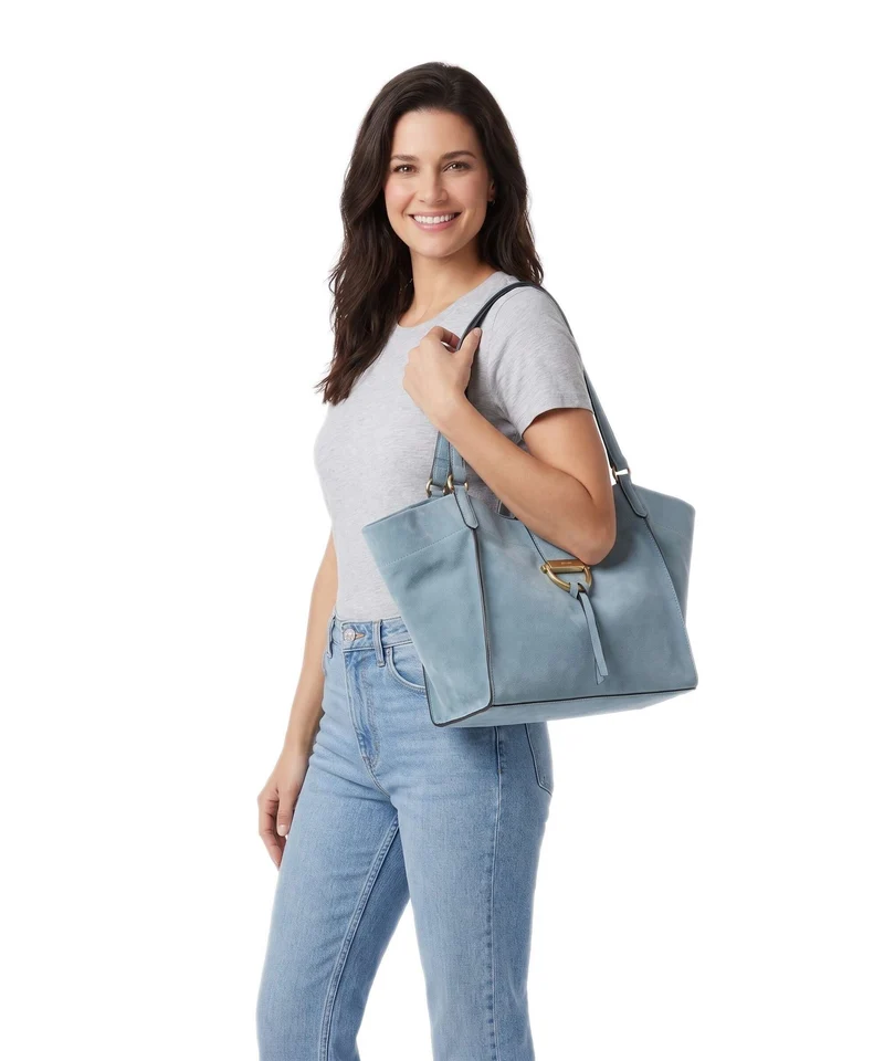 Abro Suede Temi Cabas sapphire