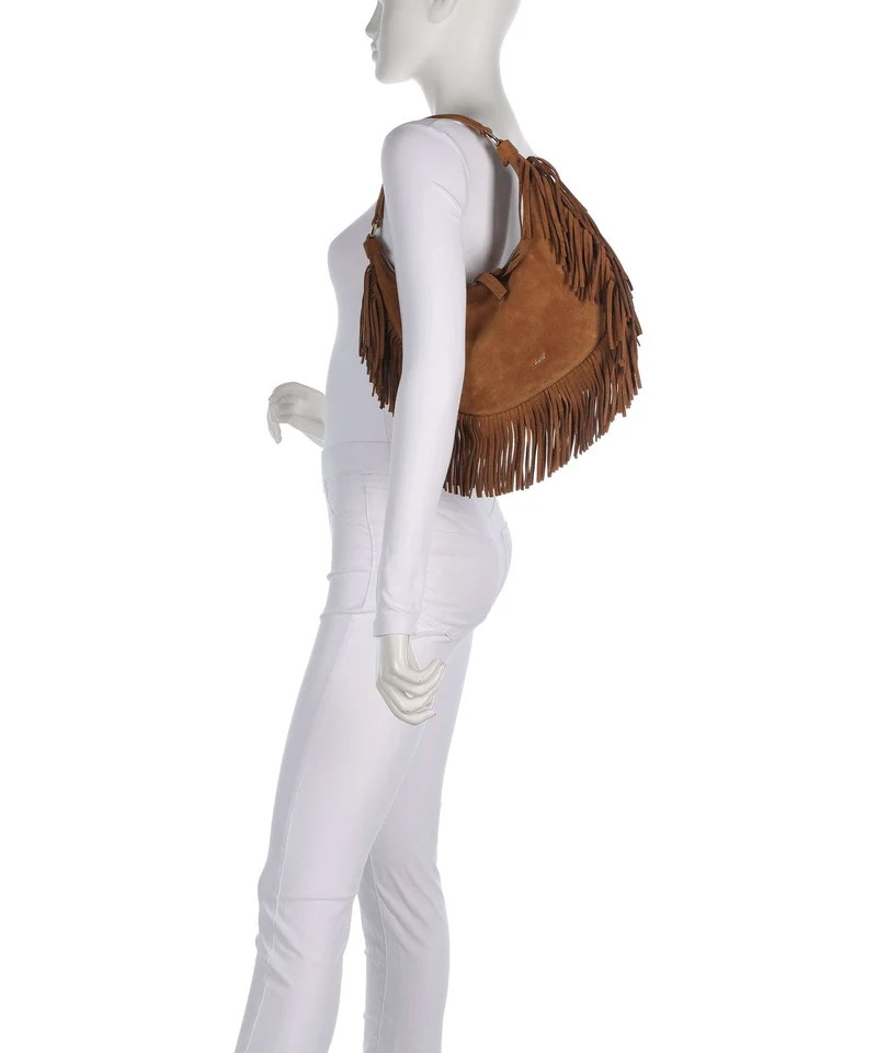 Abro Suede Nana Small Sac fourre-tout cuoio