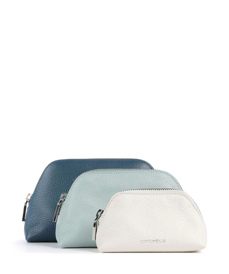Coccinelle Helga Set Sac à cosmétiques deep blue/aquamarine/pearl