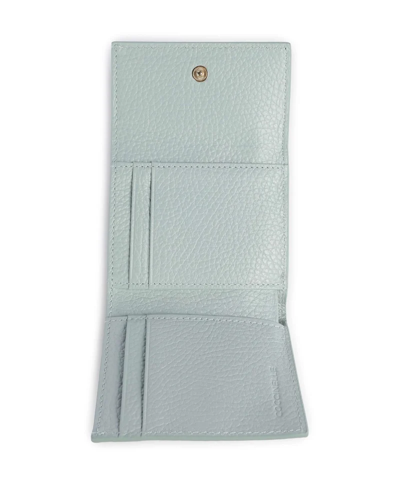 Coccinelle Metallic Soft Portefeuille aquamarine