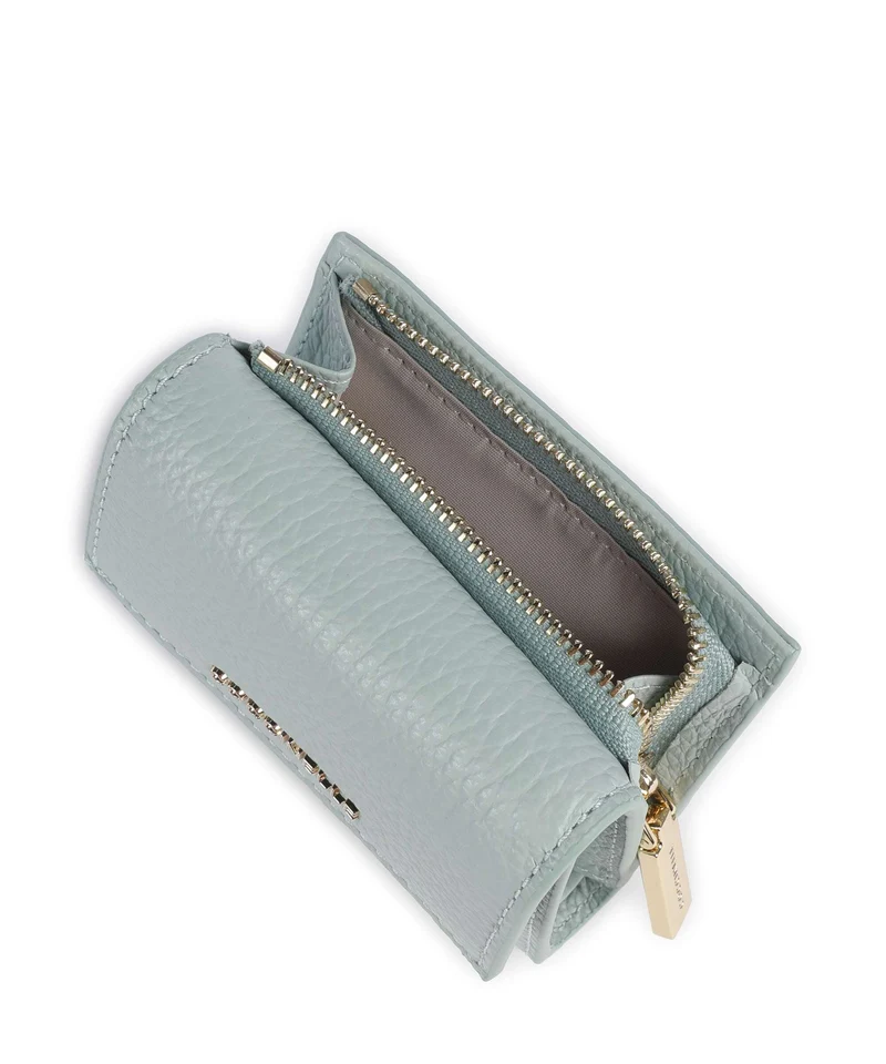 Coccinelle Metallic Soft Portefeuille aquamarine
