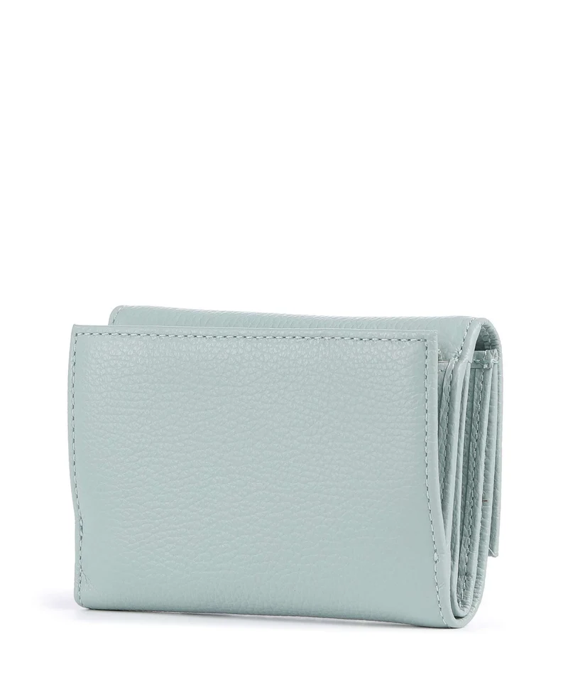 Coccinelle Metallic Soft Portefeuille aquamarine
