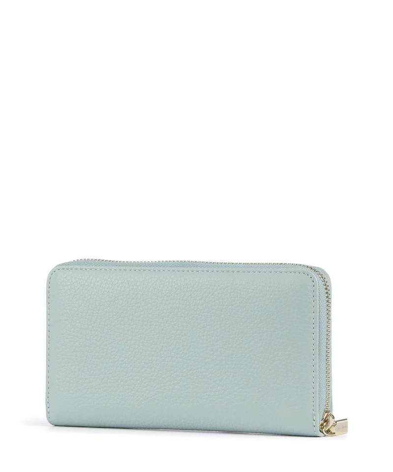 Coccinelle Metallic Soft Portefeuille aquamarine