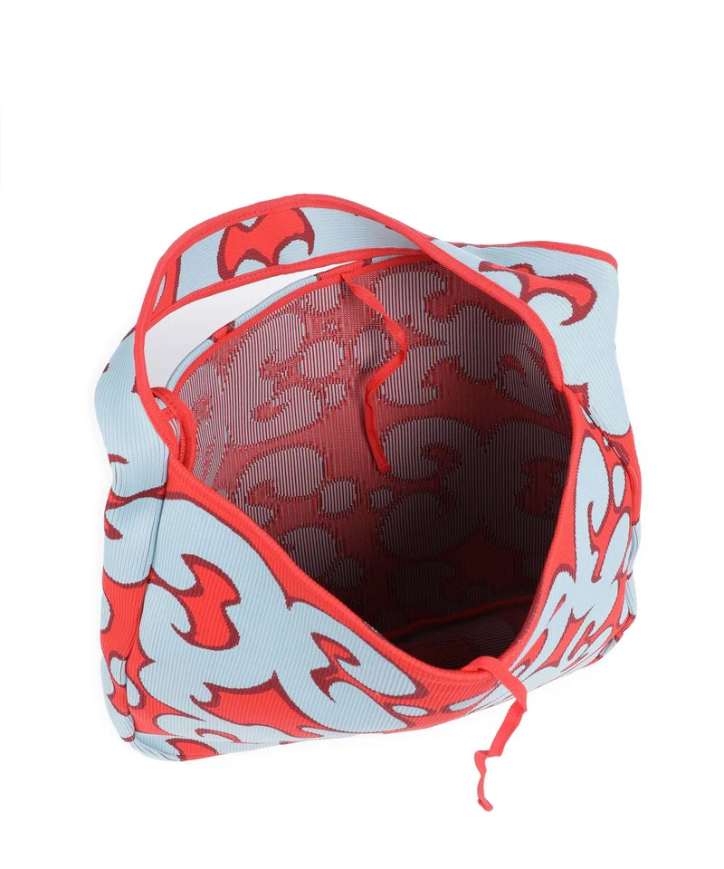 Marimekko Knitted Keidas Sac fourre-tout light blue/red