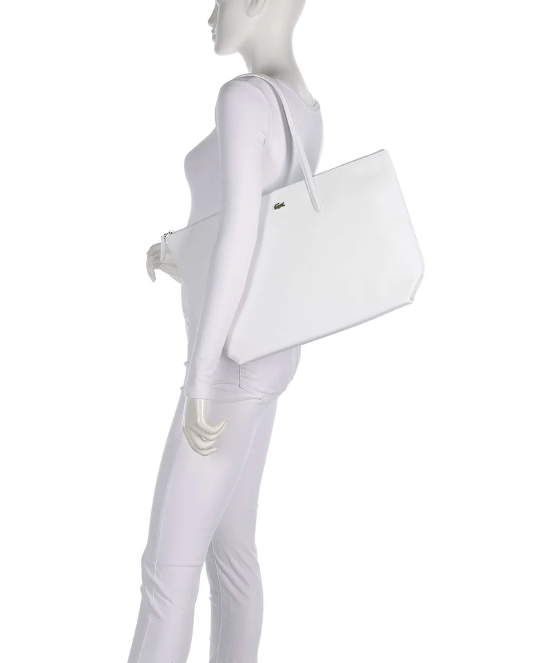 Lacoste L.12.12 Concept Cabas blanc