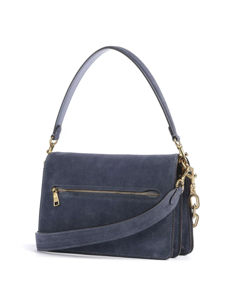 Coach Tabby Chain Sac porté épaule light denim