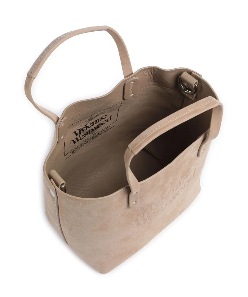 Vivienne Westwood Studio Nubuck Small Sac à main beige