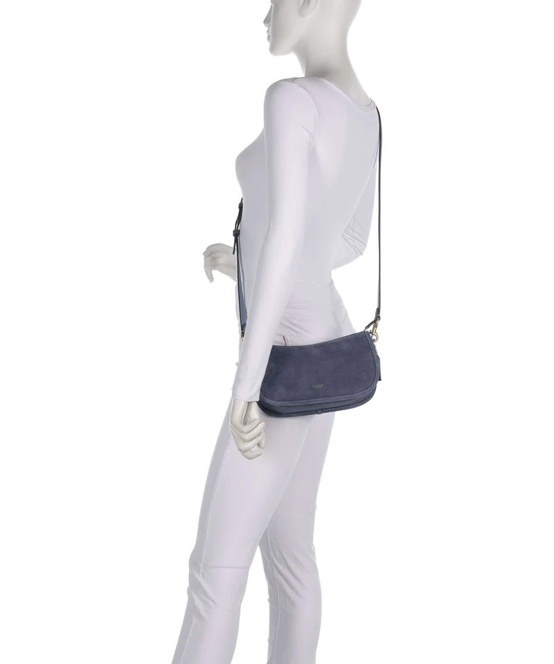 Coach Waverly Sac porté épaule light denim