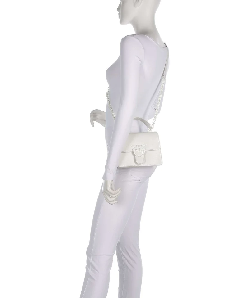 Pinko Love One Mini Sac à main bianco nembo/block color
