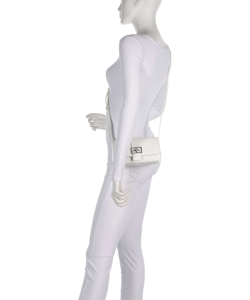Armani Exchange Wonder Mini Sac bandoulière off white