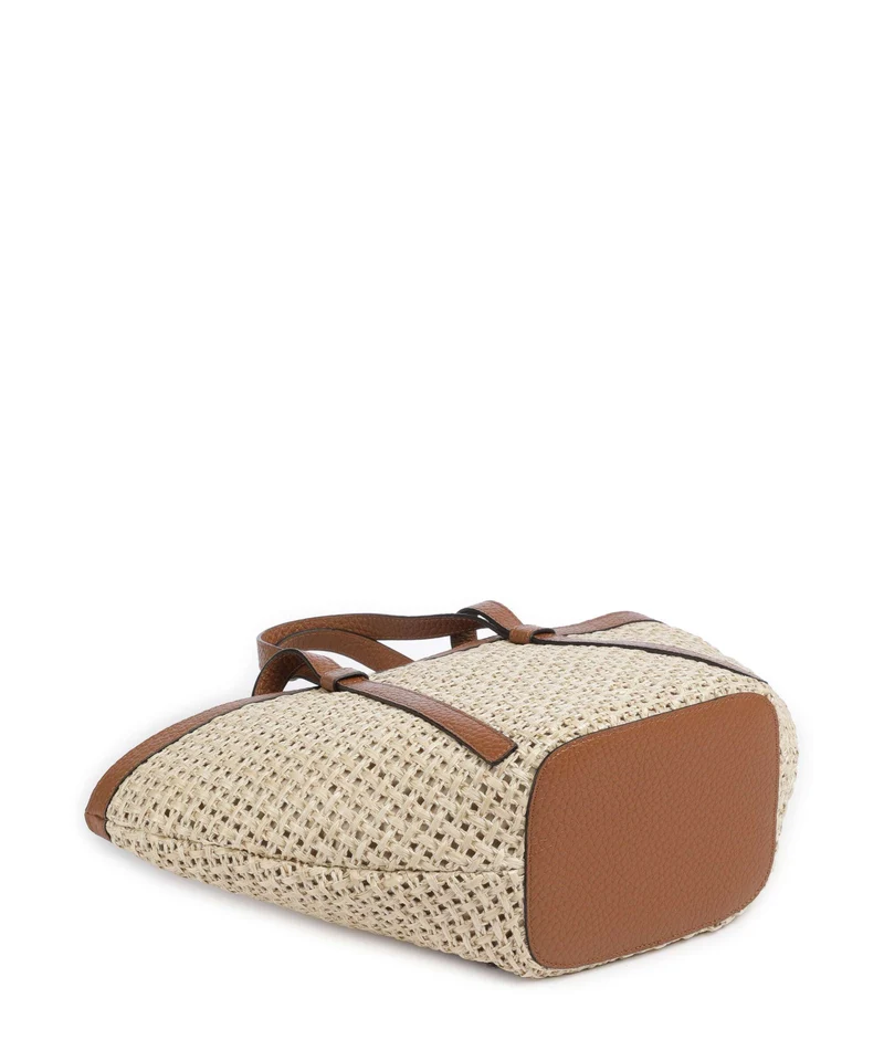 Abro Raffia Cordino Cosmo Medium Cabas caramel/cognac