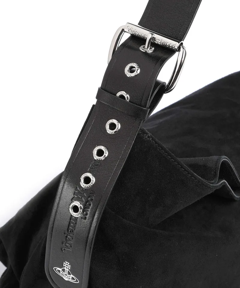 Vivienne Westwood Maxime Suede Large Sac fourre-tout black