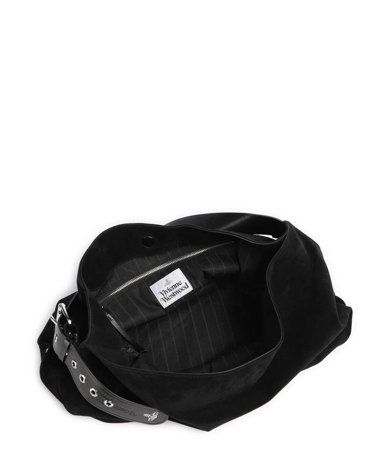 Vivienne Westwood Maxime Suede Large Sac fourre-tout black