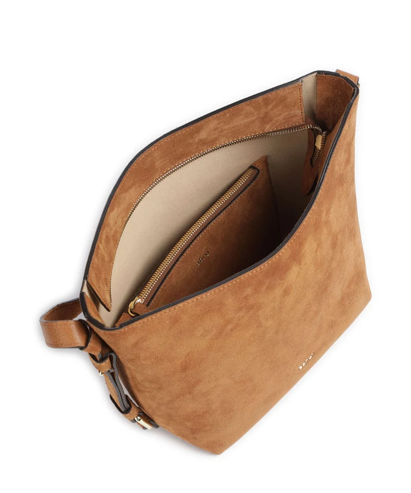 Abro Suede Cosmo Sac bandoulière cuoio