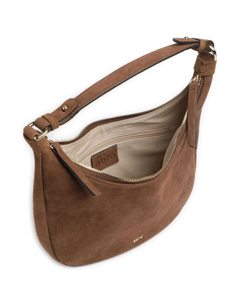 Abro Suede Nana Mini Sac fourre-tout wood