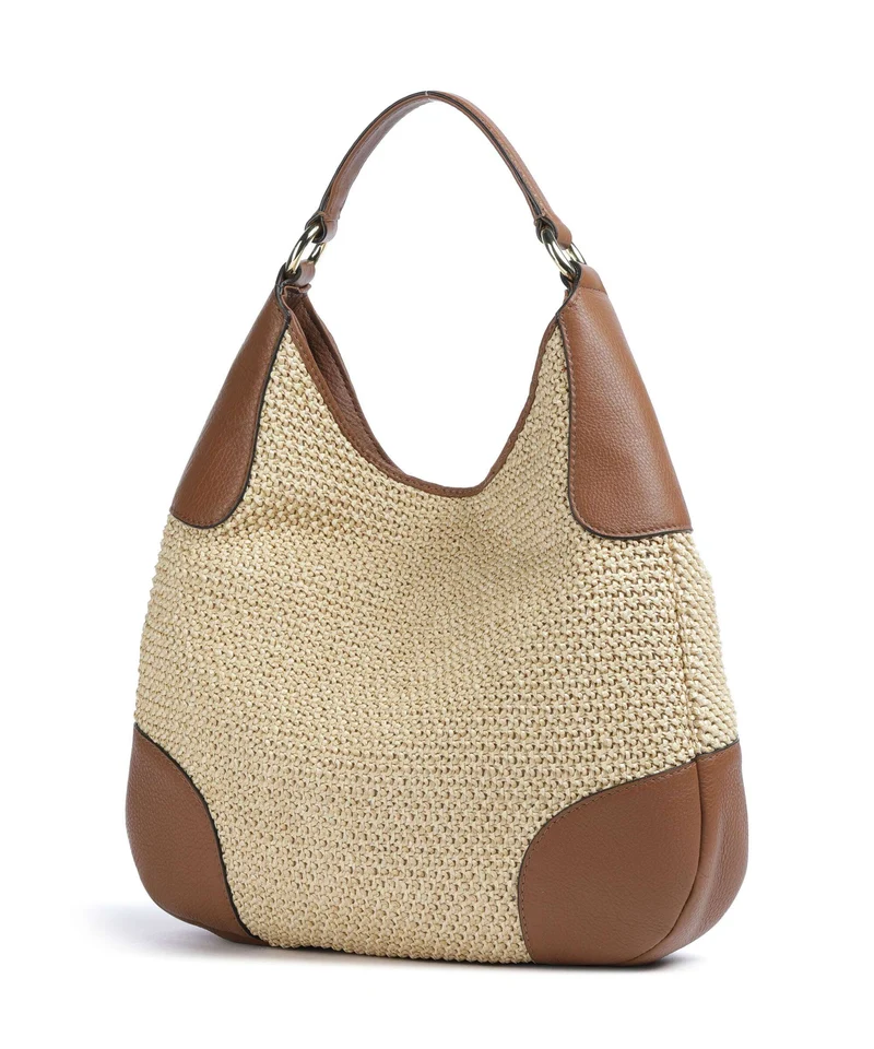 Abro Maglia Raffia Open Air Sac fourre-tout natural/nut