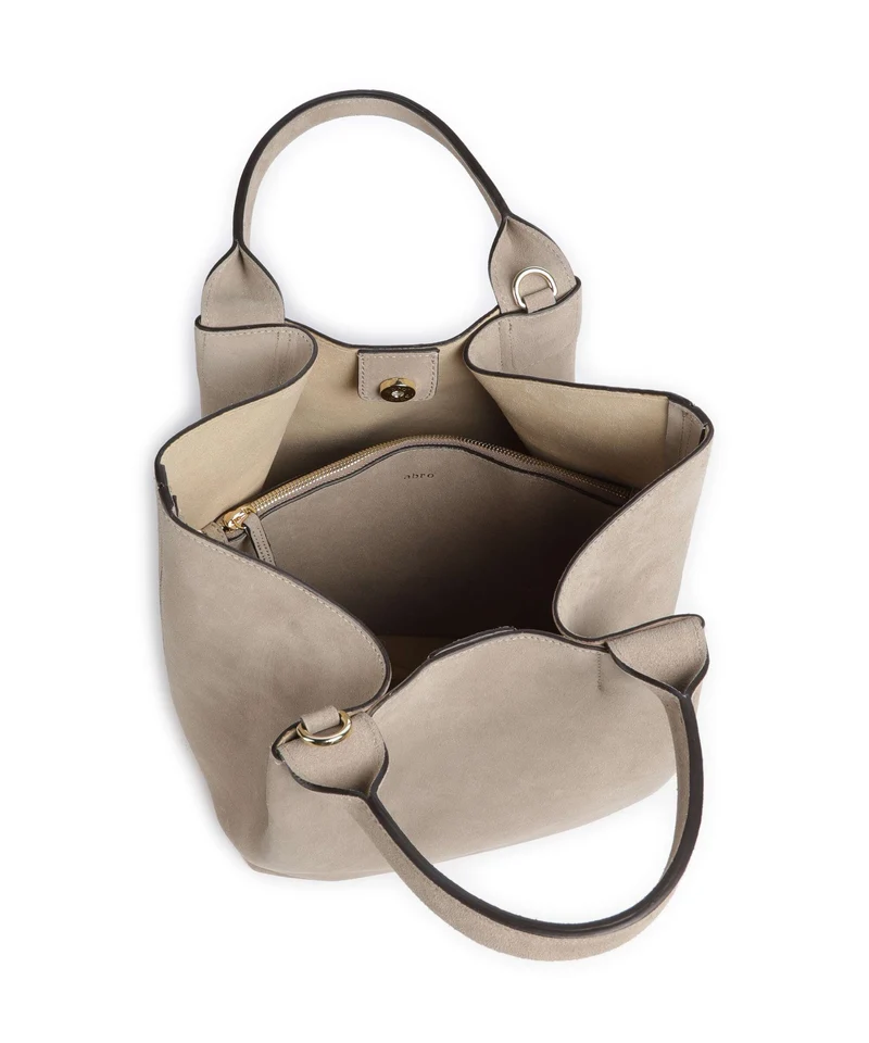 Abro Suede Essential Medium Sac à main siena